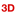 3D button