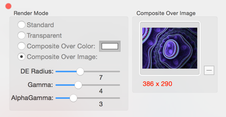 Render Mode Popover