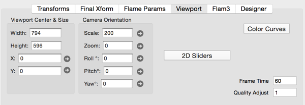 Viewport panel