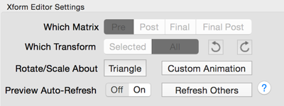 Viewport Options panel