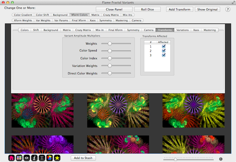 Transform Color Variants
