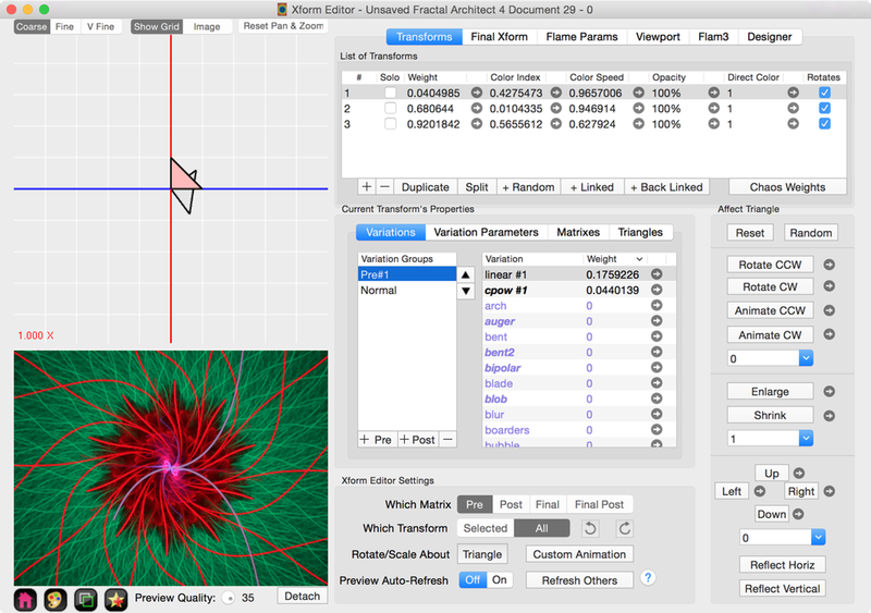 Triangle Editor - Grid View