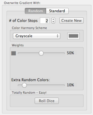 Random Grayscale colors