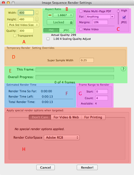 Image File Rendering Panel