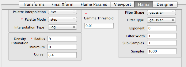 Flam3 panel