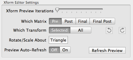 Viewport Options panel